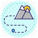 Hiking Trail Icon