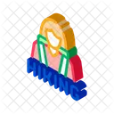 Hiking Woman Extreme Icon