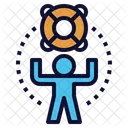 Selbsthilfe Entwicklung Symbol