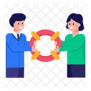 Rettungsring Hilfe Unterstutzung Symbol