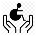 Hilfe für Behinderte  Symbol