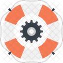 Unterstutzung Hilfe Leben Icon