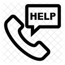 Anruf Telefon Hilfe Symbol