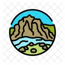 Hill Mountain Landscape Icon