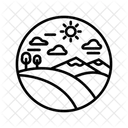 Hill Slope Small Icon
