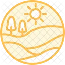 Hill landscape  Icon