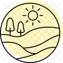 Hill landscape  Icon