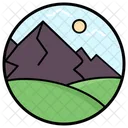 Landscape Hill Station Hilly Place Icon