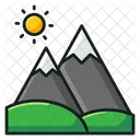 Landscape Hill Station Hilly Place Icon