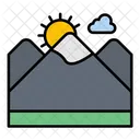 Hills Landscape  Icon