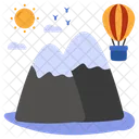 Mountains Hills Hilly Area Icon