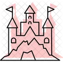 Hilltop Color Shadow Thinline Icon Icon