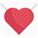 Hilo Corazon Agujas Icon