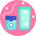 Usar Hilo Dental Hilo Dental Limpiar Icon