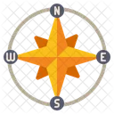 Himmelsrichtungen Kompass Navigation Symbol