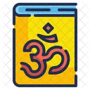 Hinduistisches Buch  Symbol