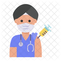 Hindu Doctor Vaccination  Icon