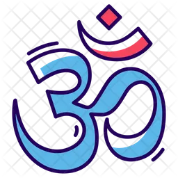 Hindu Om Symbol  Icon