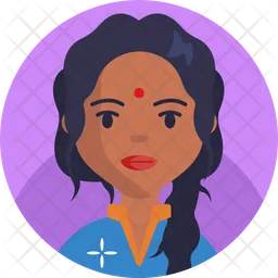 힌두교 여성  아이콘