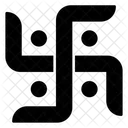Hindu Hakenkreuz Religioses Zeichen Hakenkreuz Symbol Symbol