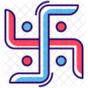 Hindu Hakenkreuz Religioses Zeichen Hakenkreuz Symbol Symbol