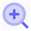 Vergrossern Zoom Lupe Symbol