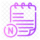 Notiz  Symbol