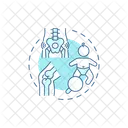 Pediatric Service Musculoskeletal System Child Development Icon