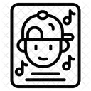Hip Hop Textblatt Textblatt Notenblatt Symbol