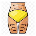 Hips Liposuction Leg Surgery Icon