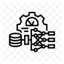 Hiperparametro Ajuste Maquina Icono