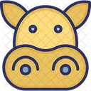 Hipopotamo Zoo Fauna Icon