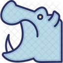 Hipopotamo Zoo Fauna Icon