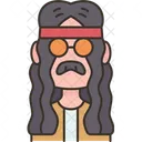 Hippie Man Icon