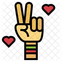 Hippie Peace  Icon