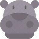 Hippo Fauna Jungle Icon