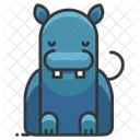 Hippo Animal Icon