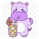 Hippo Drink  Icon