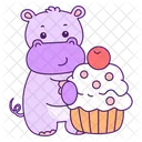 Hippo Food  Icon