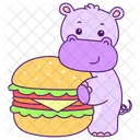 Hippo Foody  Icon
