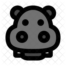 Hippo Head  Icon