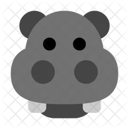 Hippo Head  Icon