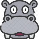 Hippo Hippopotamus Wild アイコン