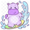 Hippo Move  Icon