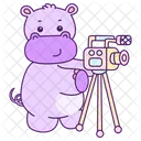 Hippo Move  Icon