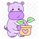 Hippo Random  Icon