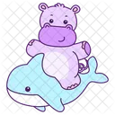Hippo Variation  Icon