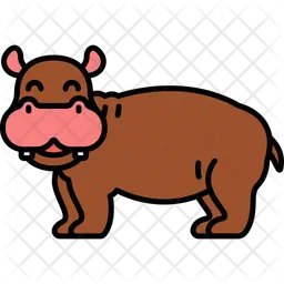 Hippopotamus  Icon