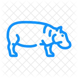 Hippopotamus  Icon