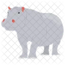 Hippopotamus Hippo River Horse Icon